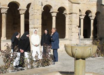 El subdelegat del Govern a Lleida, José Crespín, ha visitat avui al municipi de Vallbona de les Monges